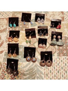 Earrings 13 Pair